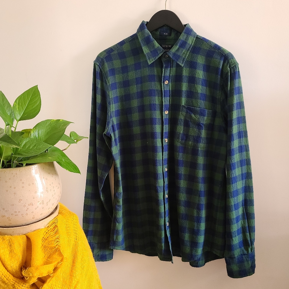 J Crew men's flannel